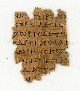 Philemon fragment - Papyrus 87