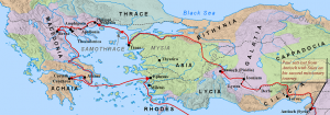 Galatia map wtih Thrace