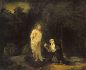 Rembrandt Christ Appearing to Mary Magdalene ‘Noli me tangere’